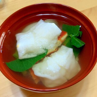 蟹と小松菜のお雑煮